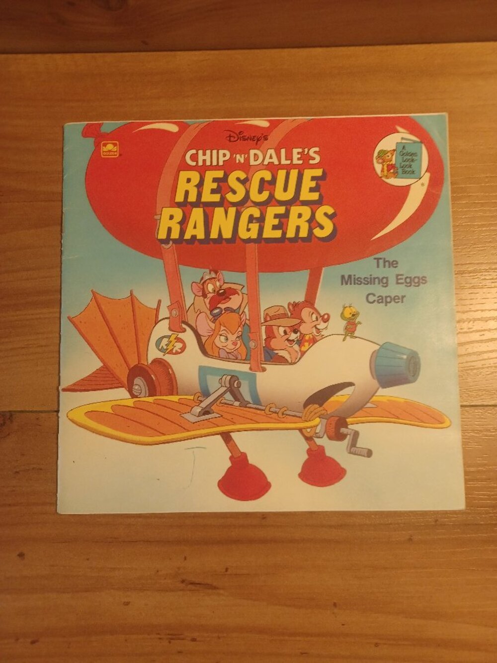 Vintage Golden Look Look Book - Disney's Chip 'N' Dale's Rescue Rangers